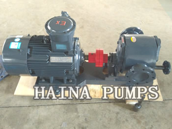 GA Series external asphalt gear pump with motor